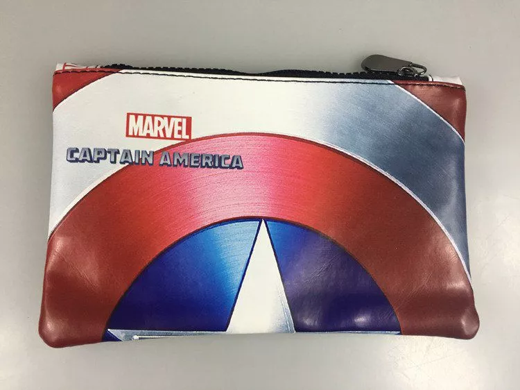 carteira super herois hq escudo capitao america Carteira Capitão America Escudo Marvel Vingadores