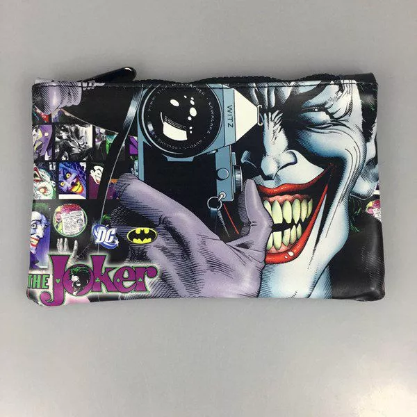 carteira super herois hq joker Desenhos animados diversão pipoca em forma de bolsas de ombro feminino personalidade design pequena corrente crossbody saco menina bolsa sac a principal femme