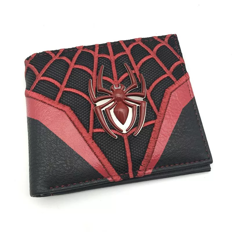 Carteira Vingadores Avengers endgame bi-fold carteira spider-man bolsa carteira breve pparágrafo masculino e feminino estudantes cortical carteira