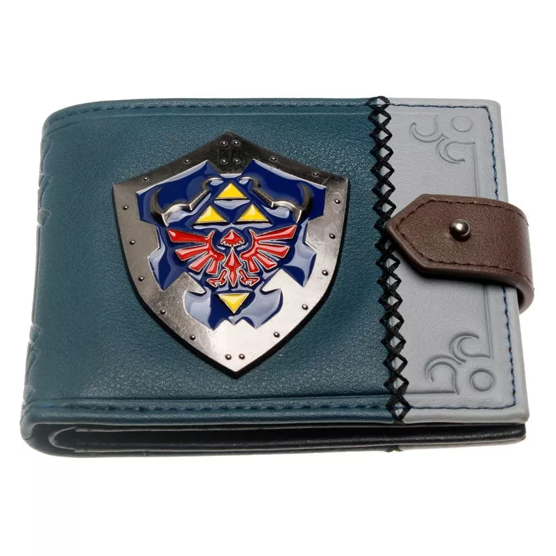 carteira zelda escudo emblema dft 3106 Carteira Zelda Escudo Emblema DFT-3106