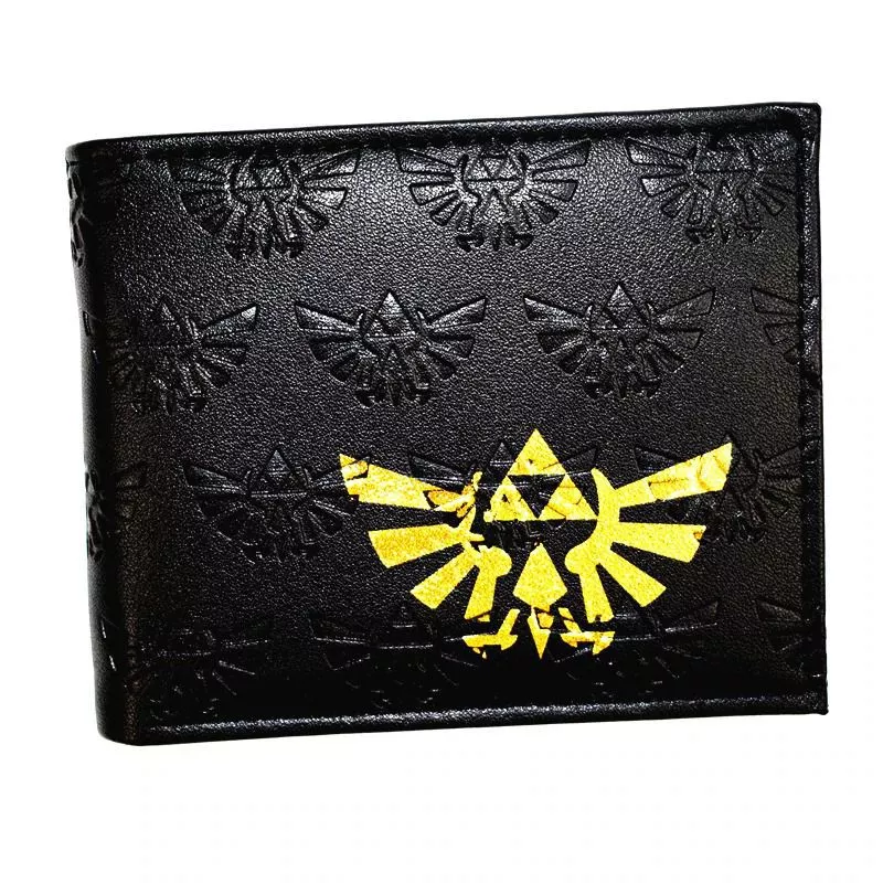 Carteira Zelda Logo Emblema Preta Game