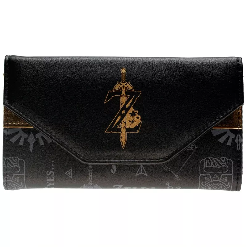 Carteira Zelda Logo Game Emblema Retangular DFT-8301