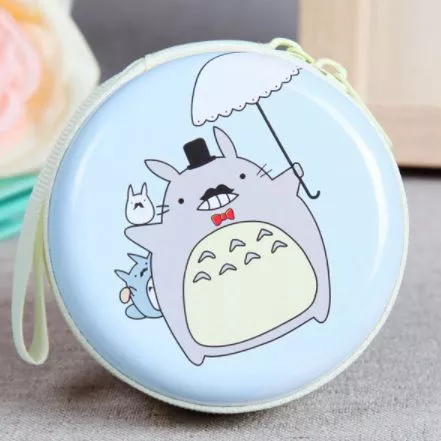 case anime meu vizinho totoro my neighbor totoro 4 Colar crânio fones de ouvido estudante pingente colar personalidade casal retro punk masculino titânio aço hip hop colar