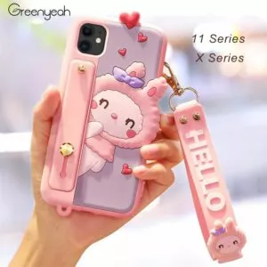 case capinha de telefone celular macio dos desenhos animados para o iphone 11 11 pro Capinha celular case Keysion caso armadura à prova de choque para iphone 11 pro 11 pro max telefone volta capa para apple iphone 11 se 2020 xs max 5 6s 7 8 plus xr