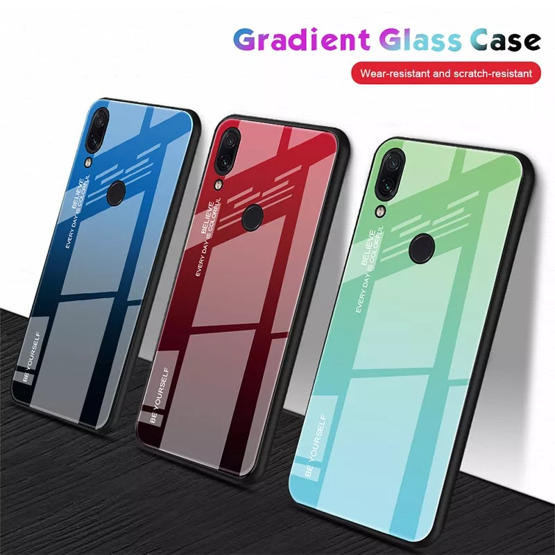 caso de vidro temperado para xiaomi redmi nota 7 6 k20 pro brilhante Capinha celular case Imd pedra de mármore gel caso para apple iphone 7 6s 6 8 plus x xr xs max casos preto branco macio caso de telefone mole