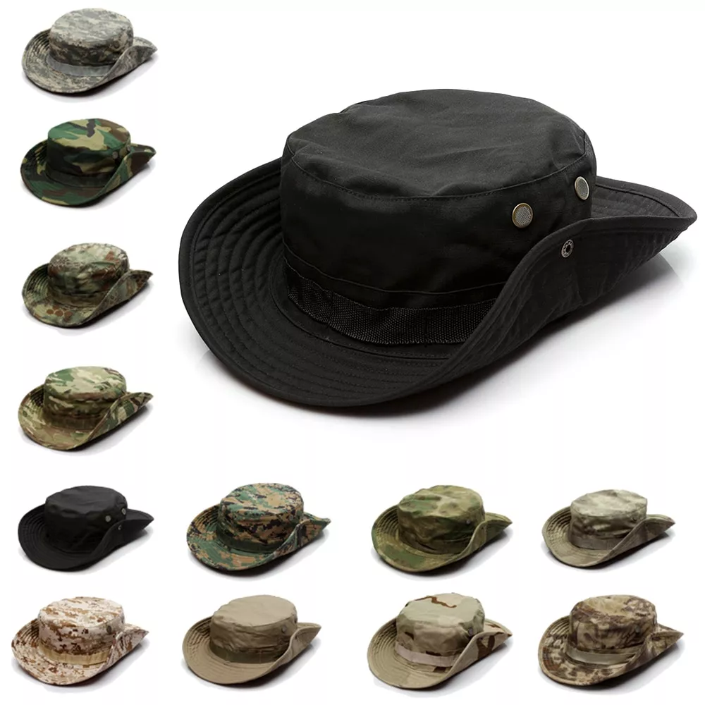 chapeu camuflado militar chapeu boonie chapeu exercito dos eua tampas Prendedor de cabelo Anime jojo's bizarre adventure anime caesar anthonio zeppeli cosplay headwear prop bandana acessórios