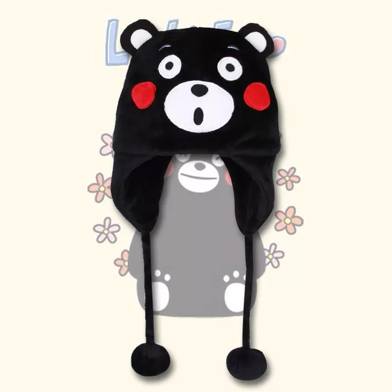 chapeu touca kumamon urso Touca Chapéu de inverno de malha quente moda sólida unissex gorro de alta qualidade de algodão casual beanies para homens