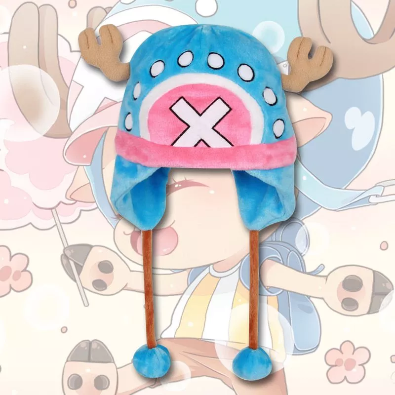 chapeu touca one piece tony tony chopper Protetor P/ Cabo Usb Celular Tony Tony Chopper Anime One Piece