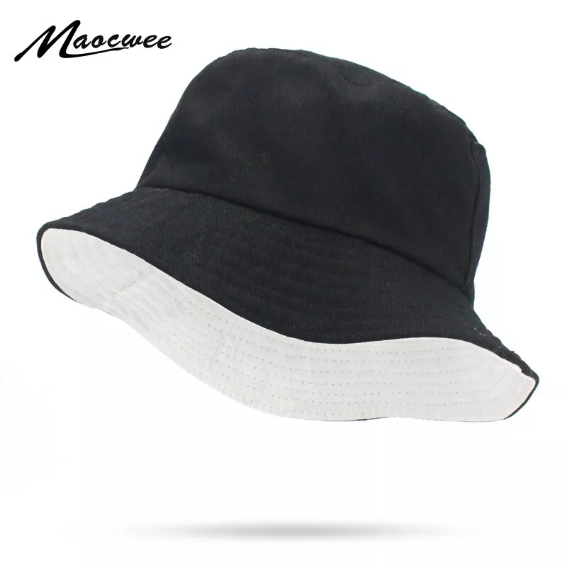 chapeu unissex panama balde reversivel dobravel solido preto branco Boné moda de couro outono marca metal crowne europa boné de beisebol chapéu para homens casual hip hop snapback bonés sol chapéus