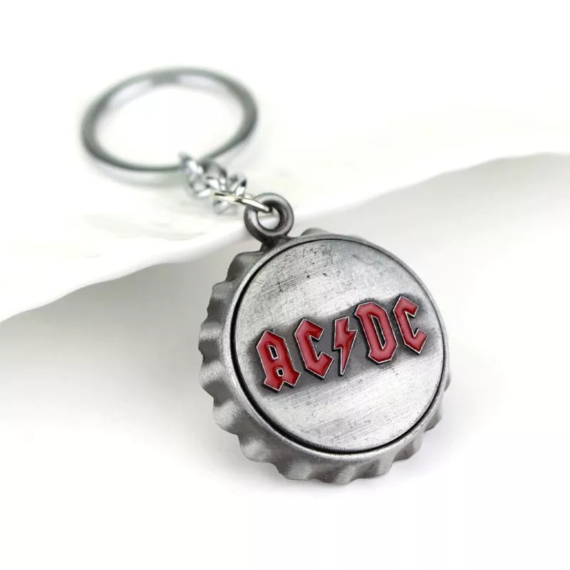 Chaveiro AC/DC Banda Rock Música Logo Prata