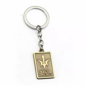 chaveiro anime code geass lelouch da rebeliao chaveiro tag de cao do metal chave Grampos de cabelo de pérolas, grampos de cabelo em forma de folha de metal, utensílios para estilizar cabelo, 1 peça