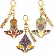 Chaveiro anime evangelion eva chaveiro lança de metal pingente modelo chaveiros llaveros chaveiro homem jewlery