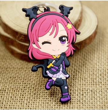 chaveiro anime love live 08 Carteira Mandalorian Licensed bounty hunter distintivo carteira titular foto dft1208