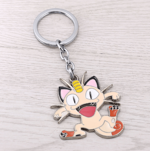 chaveiro anime pokemon meowth Pelúcia 14cm Super Mario Bros bomba pelúcia bonecas de pelúcia yoshi pingente de pelúcia brinquedos de pelúcia chaveiro