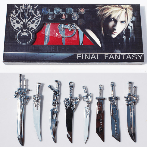 chaveiro caixa 8 pecas final fantasy espadas Divulgado pôster final para Viúva-Negra.