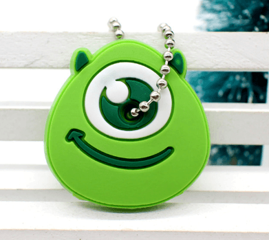 chaveiro capa de chave monstros s.a mike wazowski Pantufa Chinelo Adulto Universidade Monstros Mike Wazowski #2