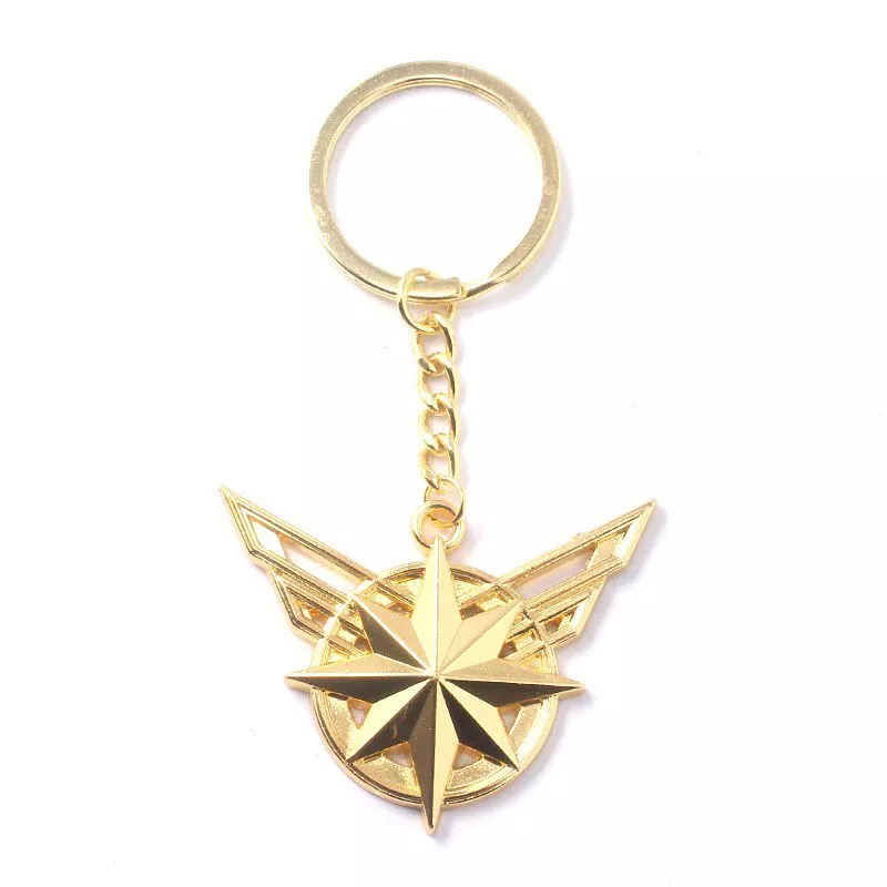 Chaveiro Capitã Marvel #855 Dourado