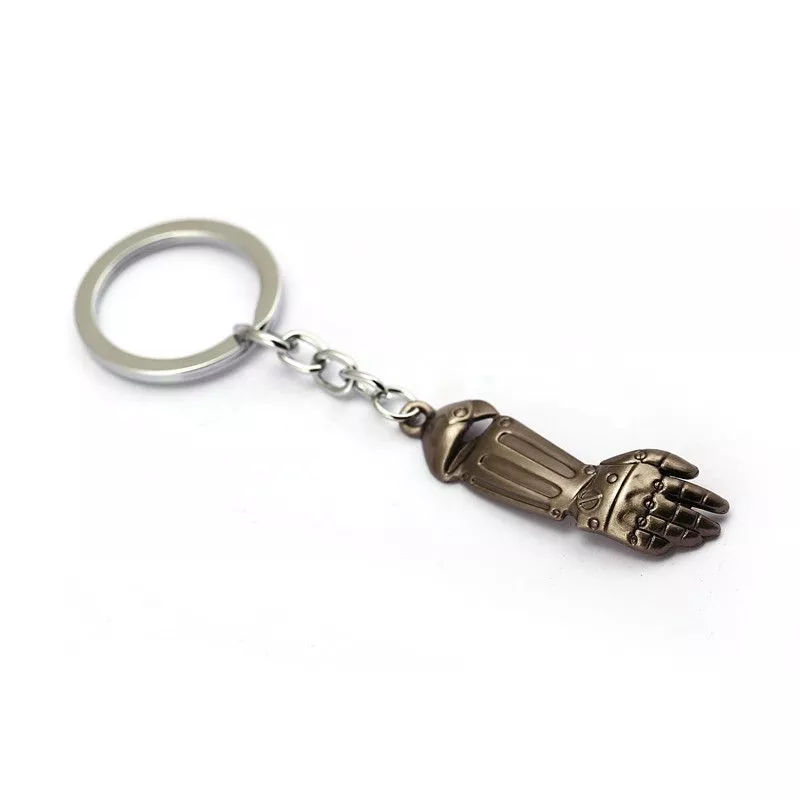 Chaveiro Fullmetal Alchemist Braço Edward Dourado Anime
