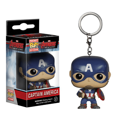 chaveiro funko pop captain america capitao america Action Figure 5 pçs/set Japanese Anime BLEACH Kurosaki Ichigo Yu Gi Oh Yugi Muto Captain Tsubasa Ozora Ryuuku Figura de Ação DO PVC