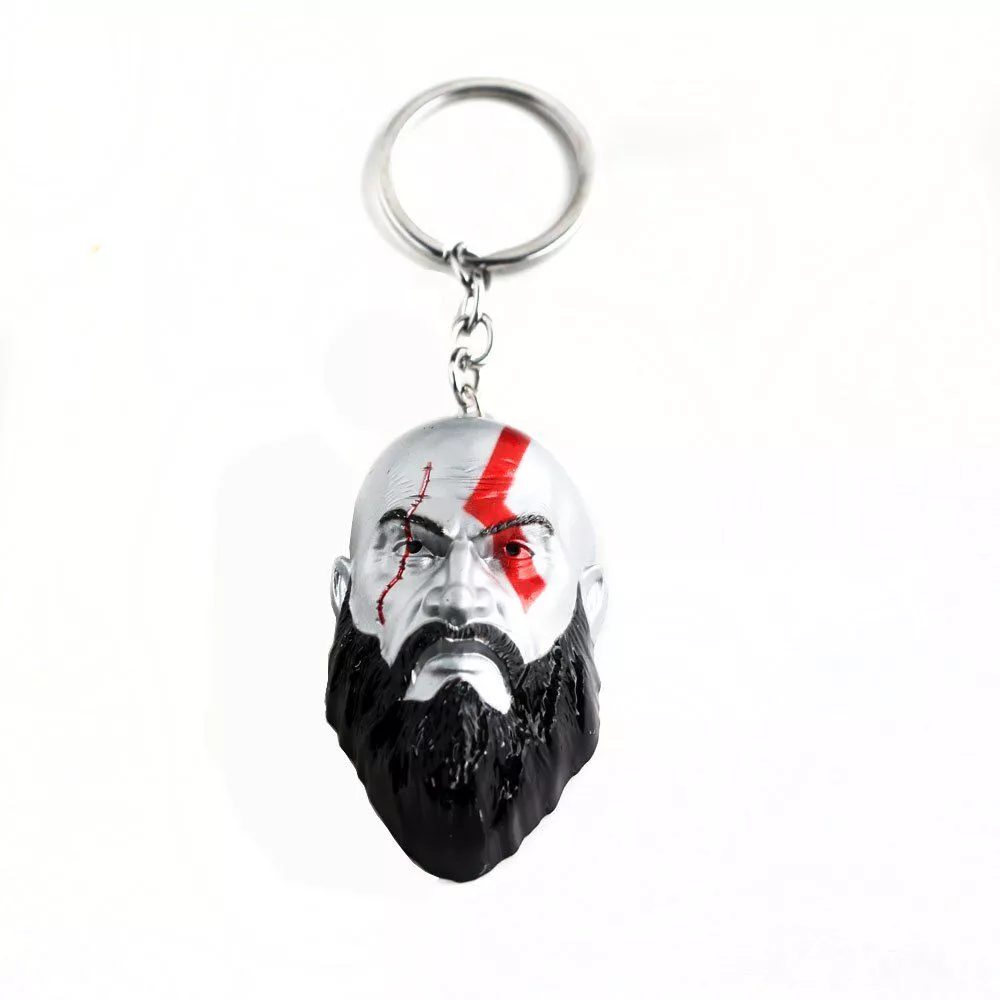 Chaveiro God of War Kratos PS4 Game Cabeça