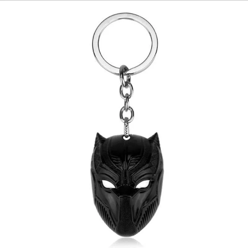Chaveiro Guerra Infinita Pantera Negra Black Panther Preto