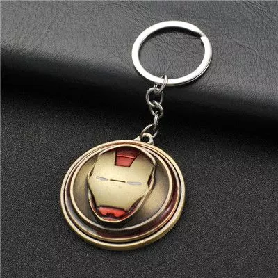 Chaveiro Homem de Ferro Escurdo Vingadores Avengers Ultimato Dourado