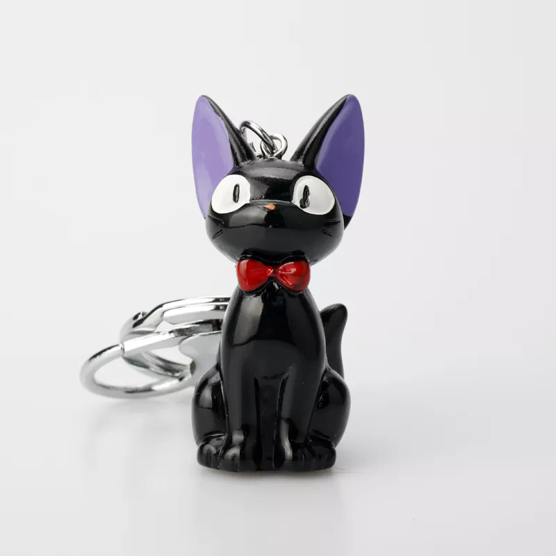 chaveiro jiji anime kiki servico de entrega do gato kiki 3d mini chaveiro Broche charme rosa cerejeira flor broche esmalte pino montanha azul céu lapela pinos coleção jóias presentes