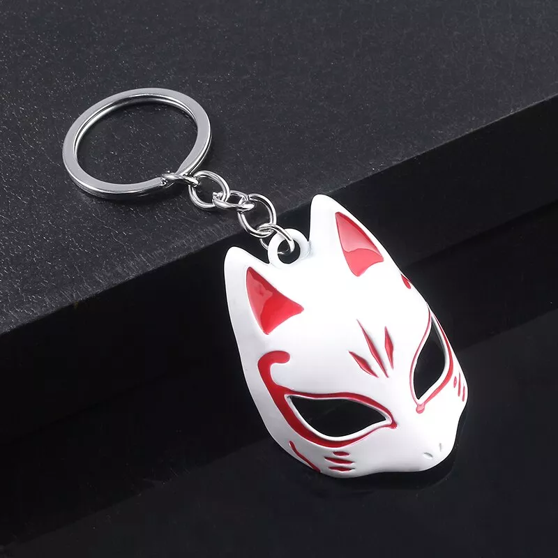 chaveiro jogo persona 5 chaveiro yusuke kitagawa anime mascara de raposa Chaveiro Counter Strike CS GO game jogo tiro de alto relógio cs go, brinquedo de jogos de moda em aço inoxidável para homens atacado por atacado