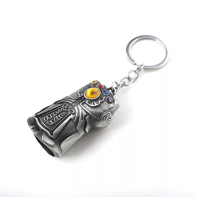 chaveiro marvel vingadores guerra infinita punho thanos prata Anel Vingadores Thanos Infinito Guerra Cosplay 18mm Acessórios Anel de Dedo Para Homens Adultos Mulher Cosplay