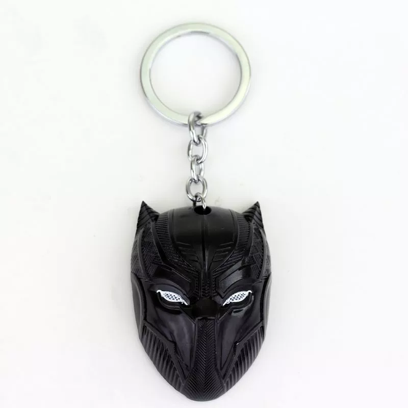 Chaveiro Marvel Vingadores Pantera Negra Preto