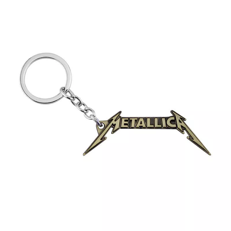 Chaveiro Metallica Banda Rock Música Logo Prata