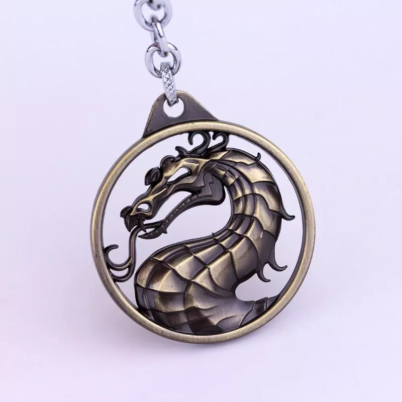 Chaveiro Mortal Kombat Dourado