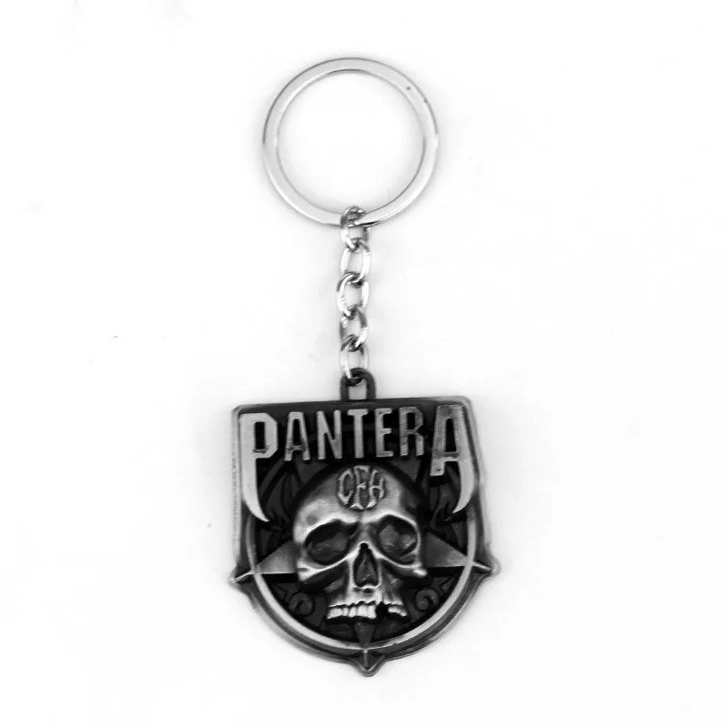Chaveiro Pantera Banda Rock Música Logo Prata