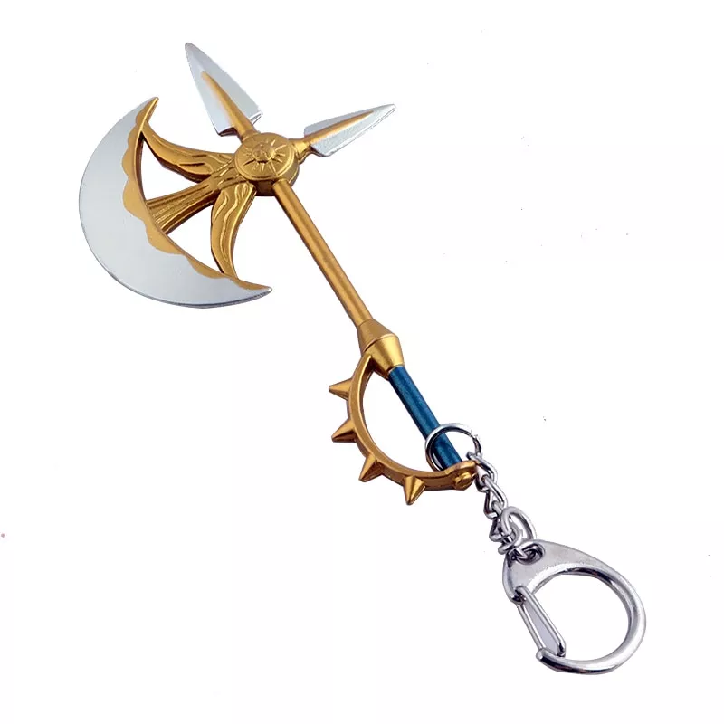 Chaveiro Seven Deadly Sins anime nanatsu no taizai esclor rhitta chaveiro nanatsu não taizai axe abridor de garrafa chaveiro esclave pingente para homem presente