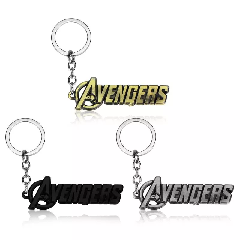 chaveiro simbolo marvel avengers varias cores Hawcoar colar de aço inoxidável feminino colar de corrente longa feminino jóias de luxo rosa ouro pingente colar presente do dia dos namorados