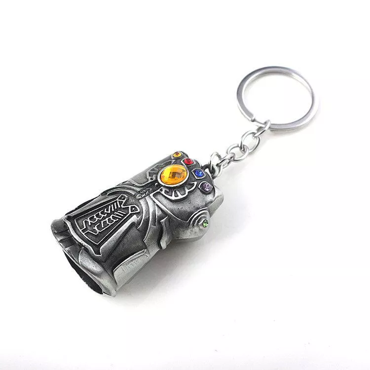 Chaveiro Thanos Manopla Fechada Vingadores Avengers Ultimato Prata