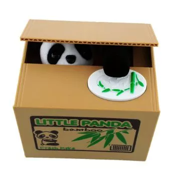 cofre panda automatico Pelúcia Cão Luminoso Várias Cores 50cm