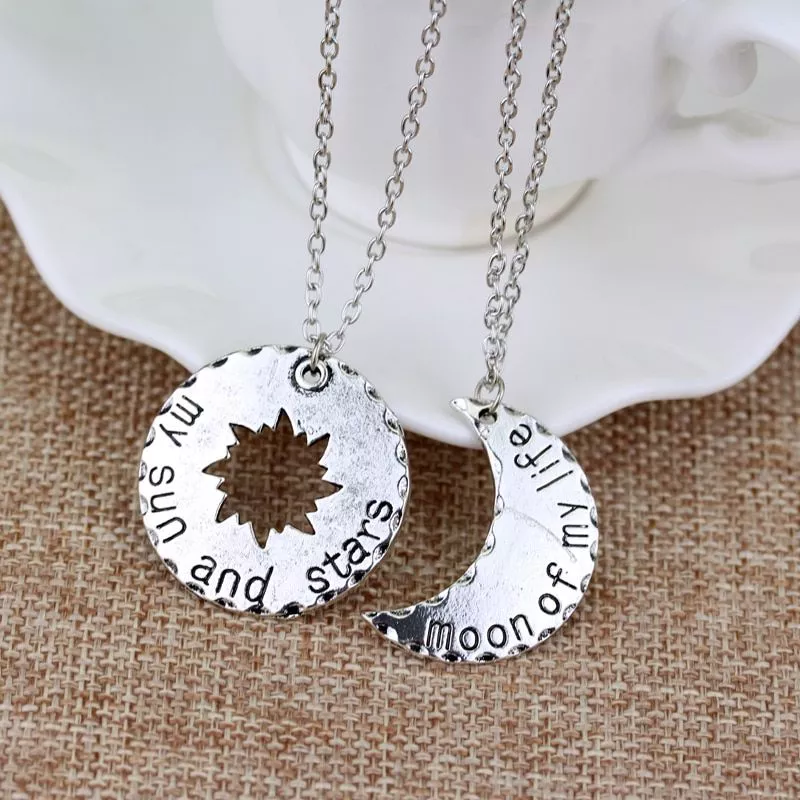 Colar 2pcs Namorados My Life Prata