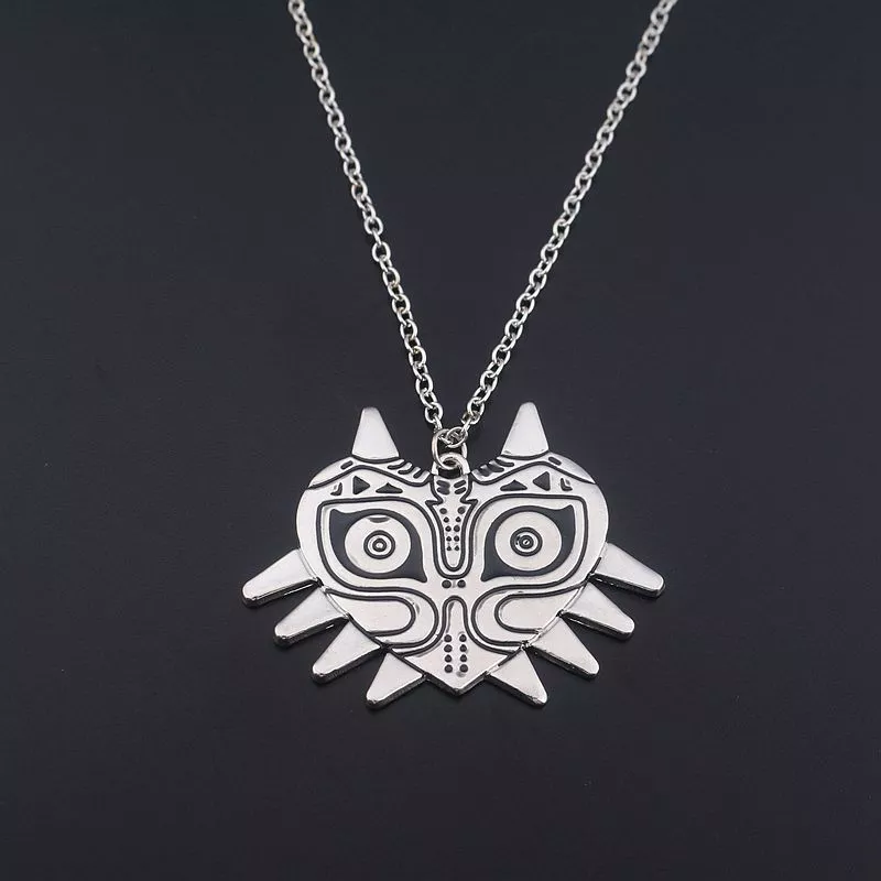 Colar A Lenda de Zelda Máscara Majora's Mask Prata