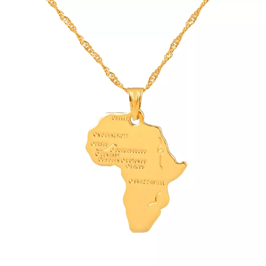 colar africa mapa pingente colar para mulheres ouro cor etiope joias Colar Egipcio Egito fab deusa egípcia colar prata cor/cor ouro asa correntes ankh bib wicca pagão jóias egito religião #220206