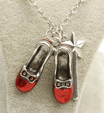Colar Alice no País das Maravilhas Sapatos Alice in Wonderland
