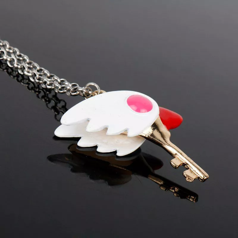 Colar Sakura Card Captor Anime Kinomoto Chave