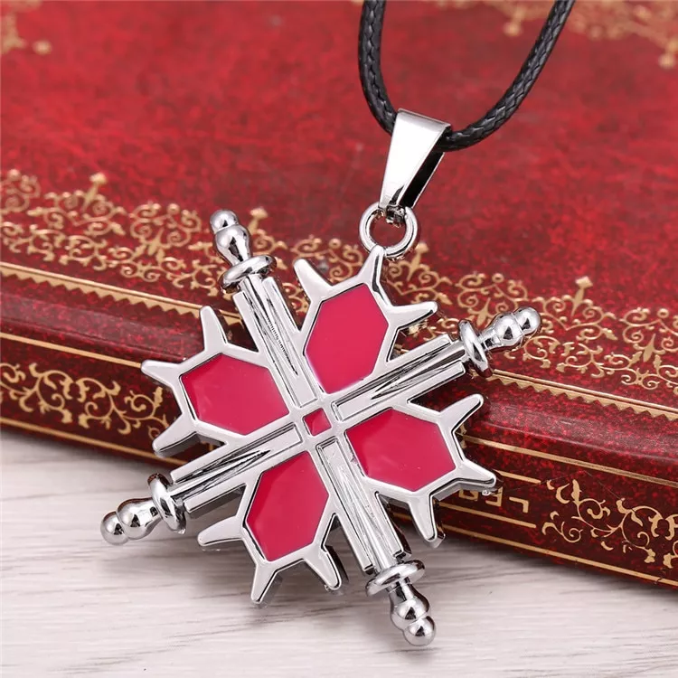 colar anime vampire knight cross pendant necklaces floating locket choker necklace new Luxury Hollow Fox Necklace LaVixMia Italy Design 100% Stainless Steel Necklaces for Women Super Fashion Jewelry Special Gift