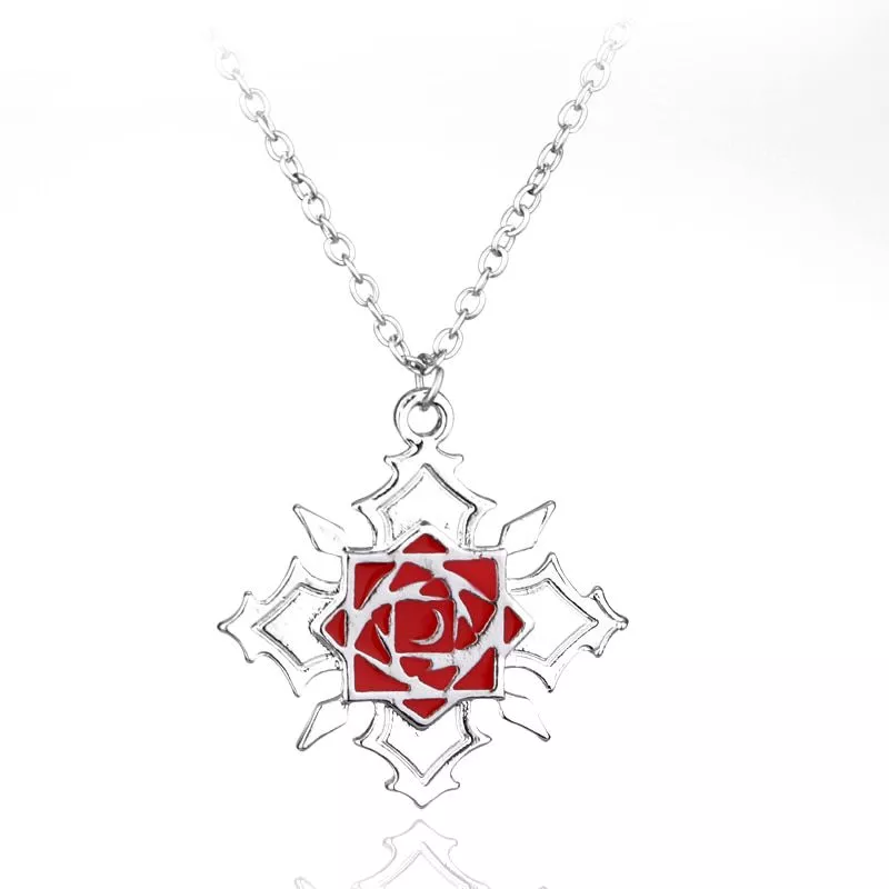 colar anime vampire knight rose logo metal necklace yuki kaname zero yuuki manga Chaveiro Kiki's Delivery Service figura chaveiro japonês dos desenhos animados chaveiro para a mulher homem chaveiro de carro jóias hayao miyazaki kiki serviço de entrega