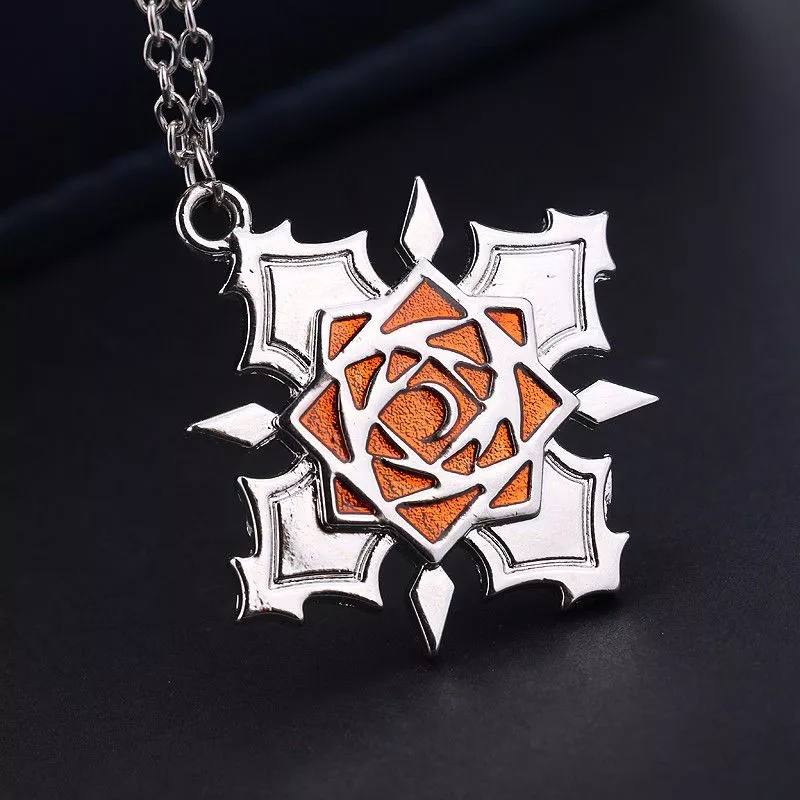 colar anime vampire knight rose yuki kaname zero yuuki Colar Filme tv Stranger Things colar com a lâmpada contas handstamped alfabeto luz parede 011 pingente feminino jóias masculinas