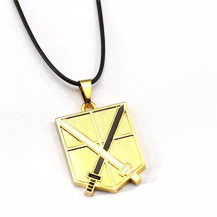 colar attack on titan shingeki no kyojin titans corps anime 821 dourado 2 Colar Attack On Titan Shingeki No Kyojin Titans Corps Anime #821 Dourado