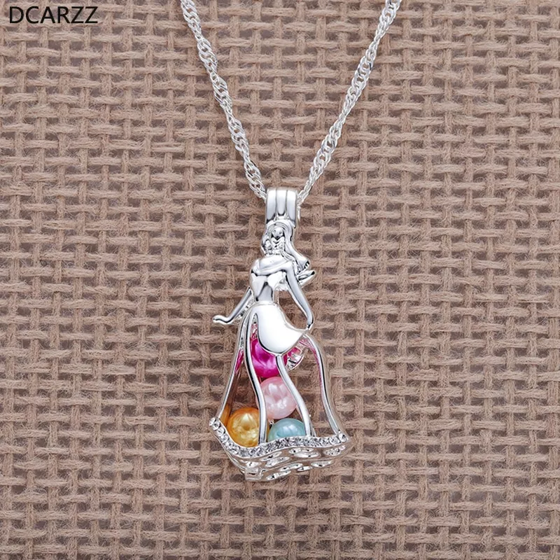 colar bela adormecida beleza colar perola gaiola pingente de prata cor Brinco anime haikyuu!! Personagens cosplay epóxi acrílico dangles artesanal peixe gancho brincos