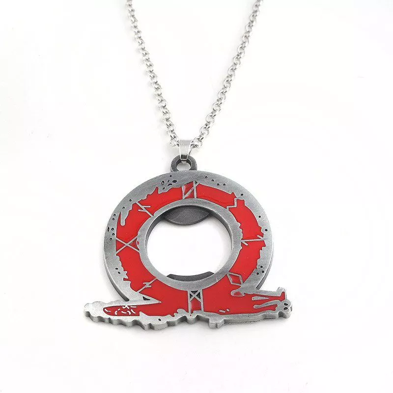 Colar Colar God of War Kratos Game PS4 Símbolo Logo