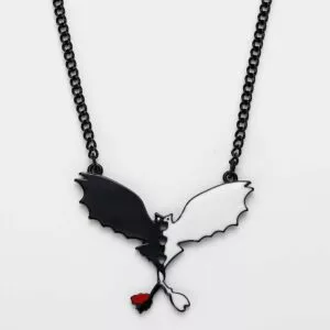 colar como treinar seu dragao gargantilha como treinar seu dragao esmalte pingente Gothic lolita halloween crânio bat blavk asas hairpin cosplay menina acessórios de cabelo clipe de cabelo