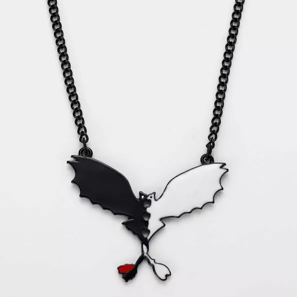 colar como treinar seu dragao gargantilha como treinar seu dragao esmalte pingente Colar Como Treinar Seu Dragão gargantilha como treinar seu dragão esmalte pingente preto arma corrente punk jóias comic crianças ketting colar feminino